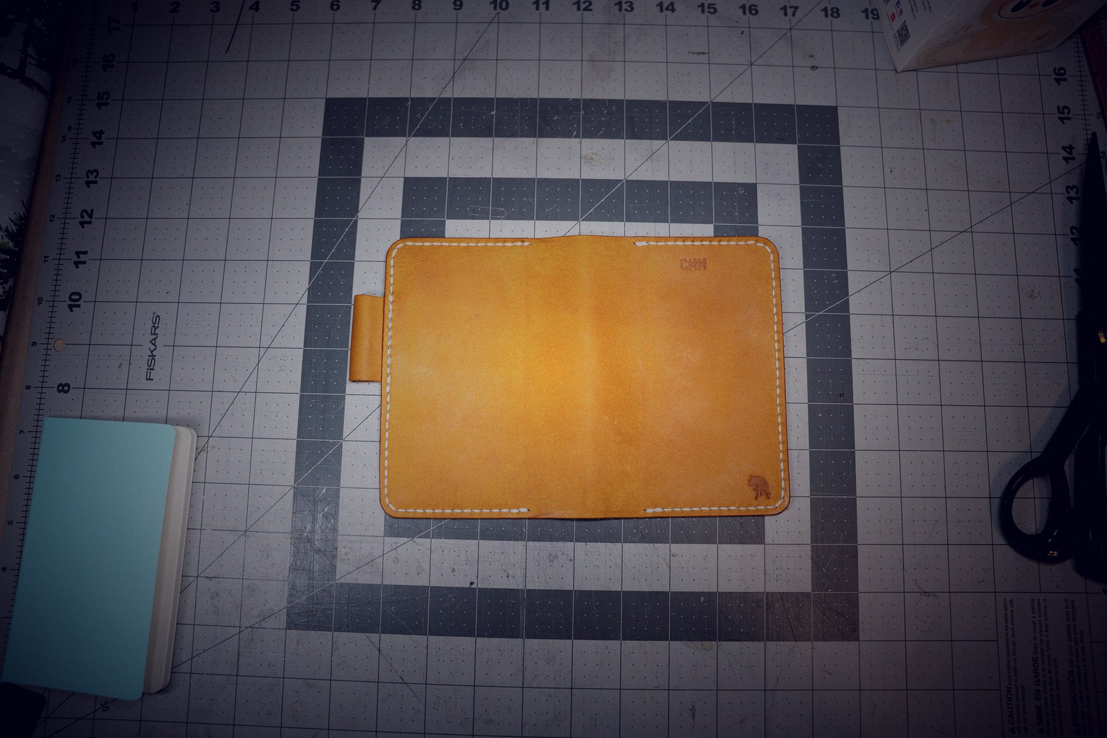 Notebook Cover — Tan Back